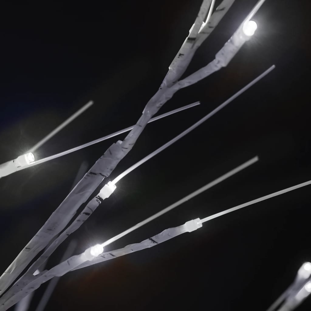 vidaXL Božično drevesce s 140 LED lučkami 1,5 m hladno belo vrba