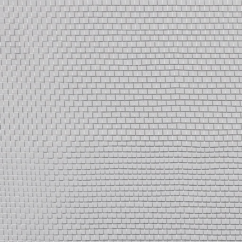 vidaXL Aluminijasta mreža 100x500 cm srebrna
