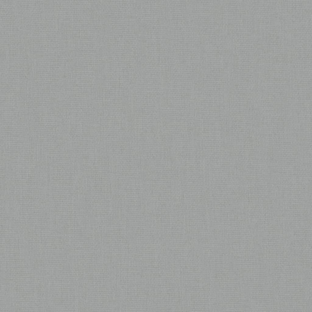 vidaXL Otroška stajica z vzmetnico svetlo siva lanena tkanina
