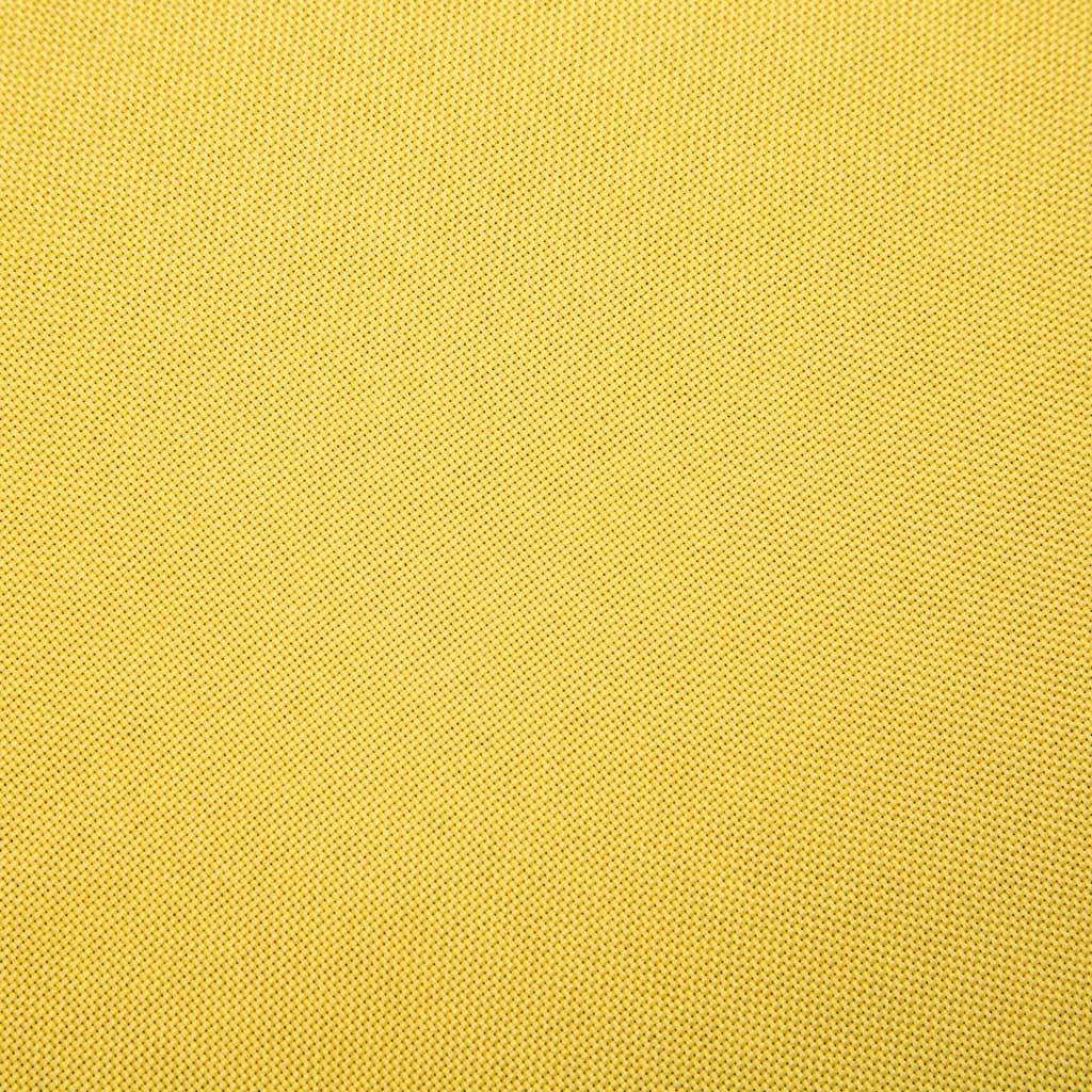vidaXL Sedežna garnitura za 3 osebe 2-delna iz blaga rumena