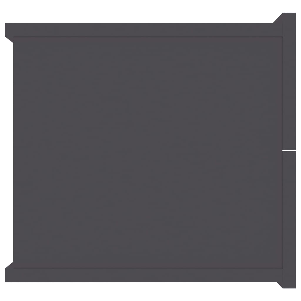 vidaXL Nočne omarice 2 kosa sive 40x30x30 cm iverna plošča