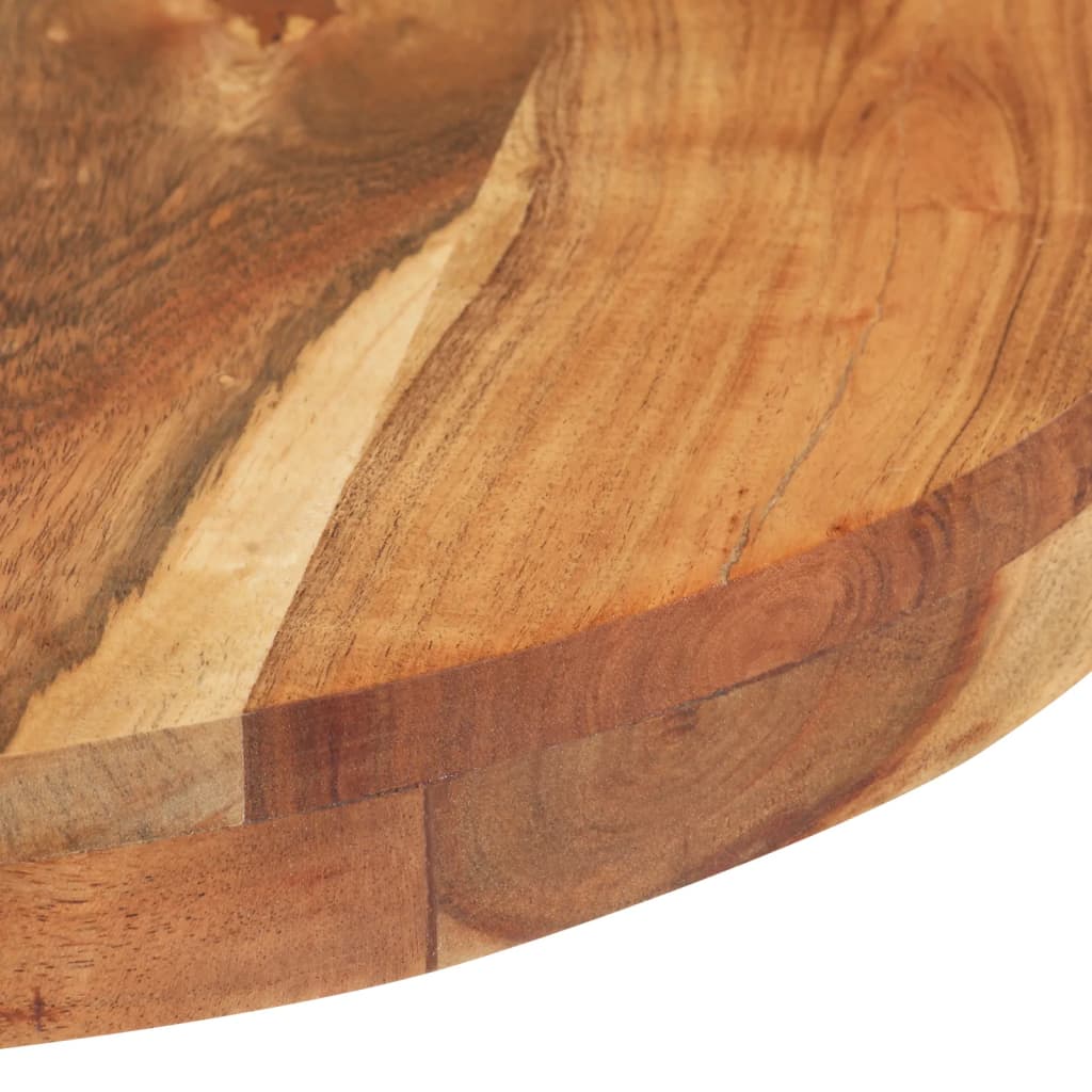 vidaXL Barska miza okrogla Ø 60x110 cm trden akacijev les