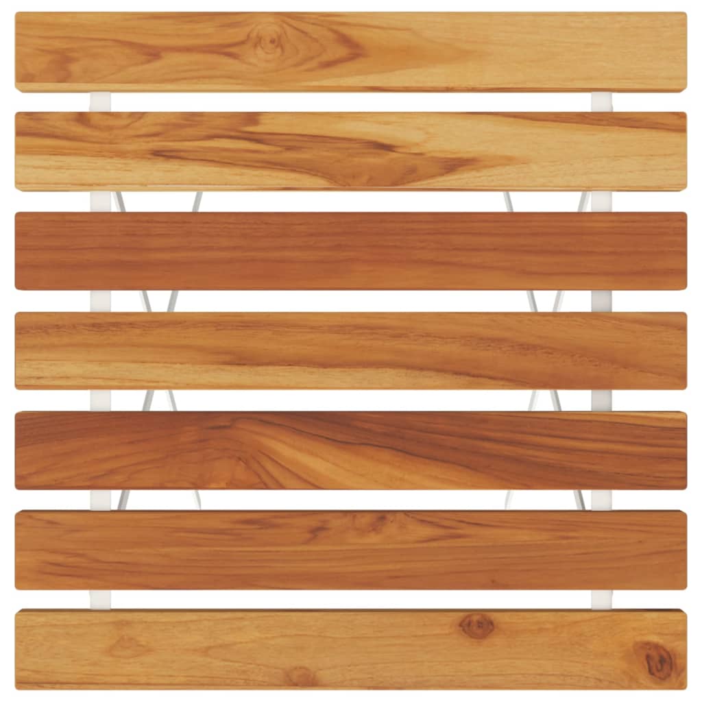 vidaXL Zložljiva bistro miza 55x54x71 cm trden akacijev les in jeklo