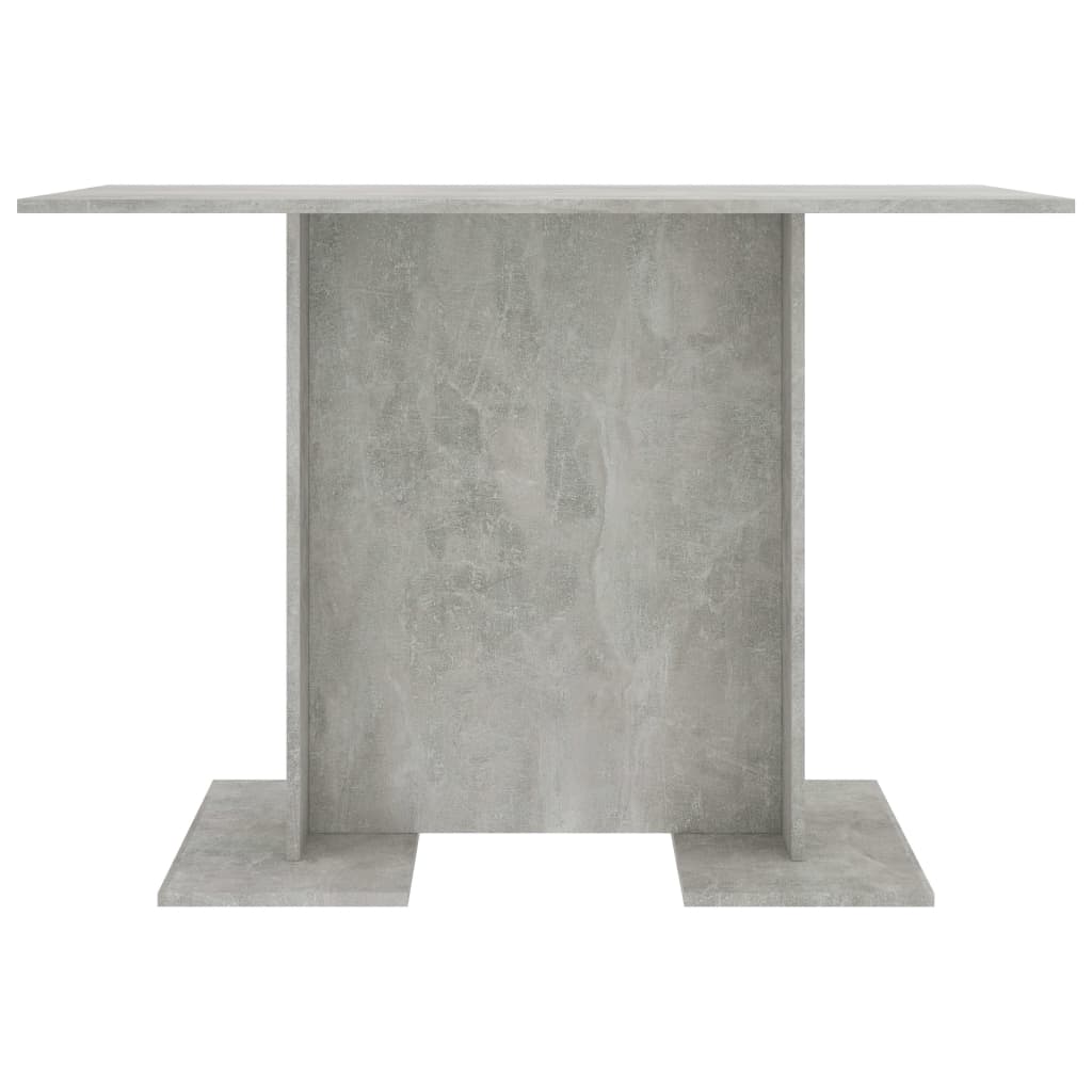 vidaXL Jedilna miza betonsko siva 110x60x75 cm iverna plošča
