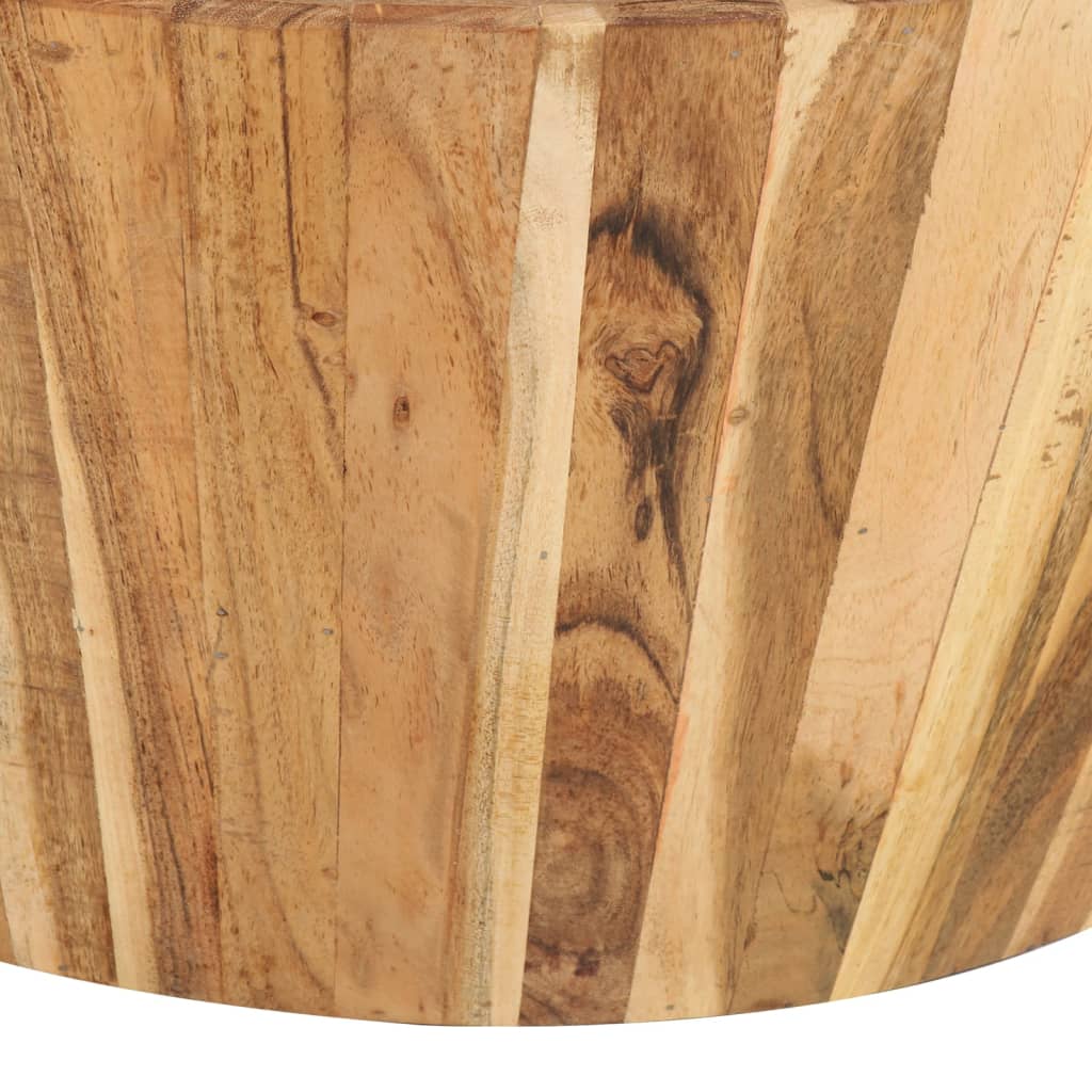 vidaXL Klubska mizica Ø65x31 cm trden akacijev les