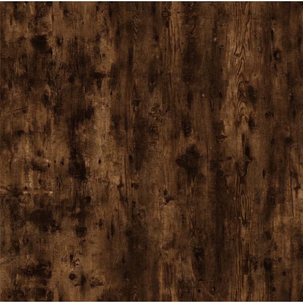 vidaXL Nočna omarica dimljen hrast 57x55x36 cm inženirski les