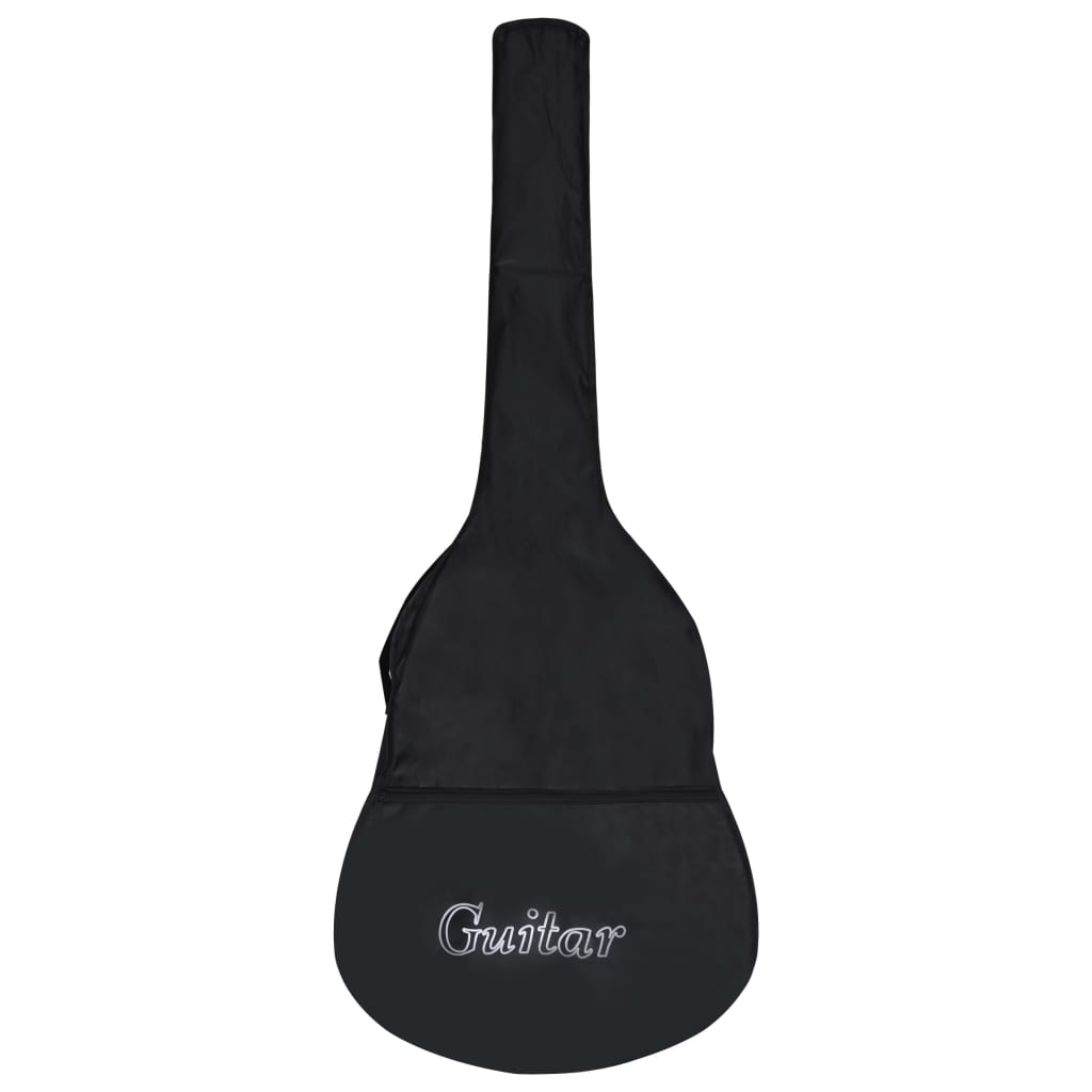 vidaXL Klasična kitara za začetnike in otroke s torbo črna 1/2 34"
