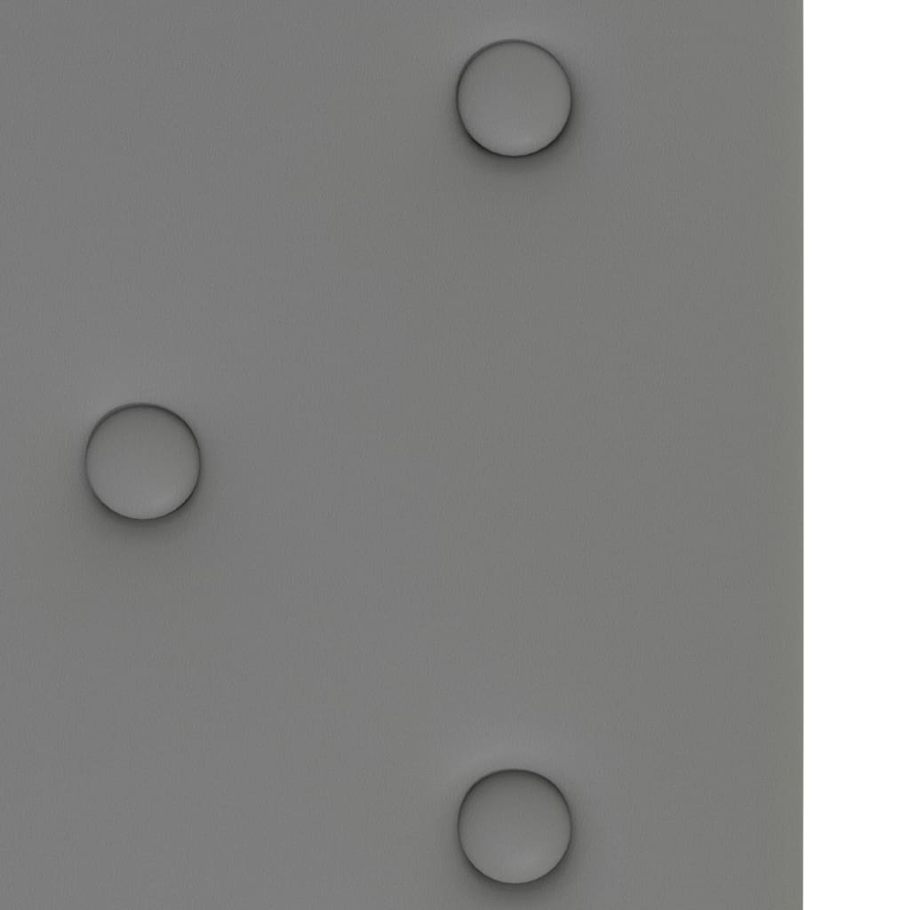 vidaXL Stenski paneli 12 kosov sivi 60x30 cm umetno usnje 2,16 m²