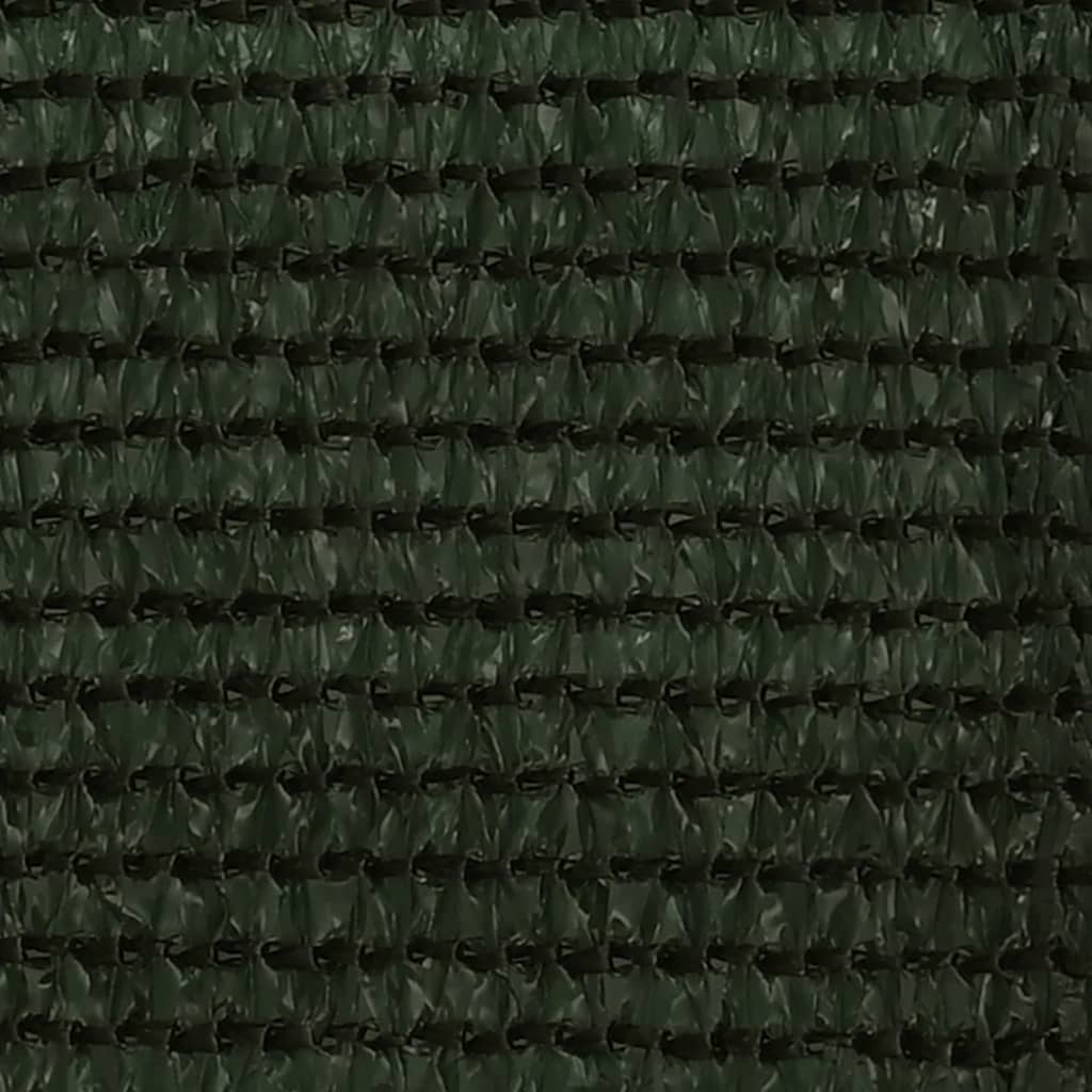 vidaXL Balkonsko platno temno zeleno 75x600 cm HDPE