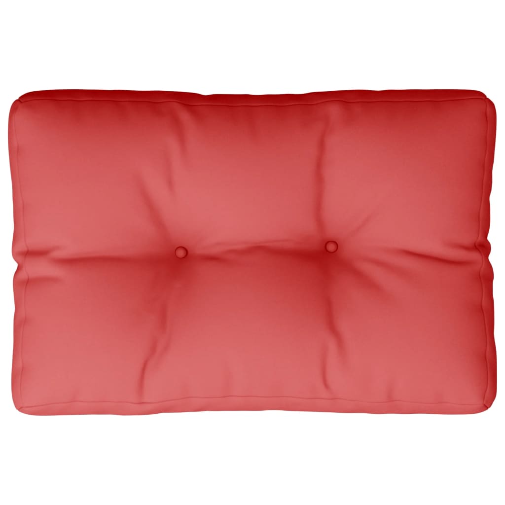 vidaXL Blazina za kavč iz palet rdeča 60x40x12 cm