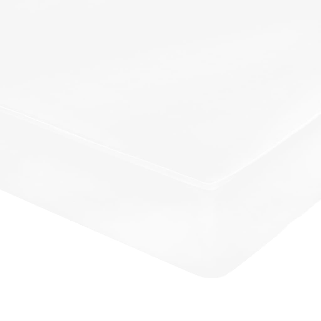 vidaXL Dnevna postelja z vzmetnico USB krem blago 90x200 cm