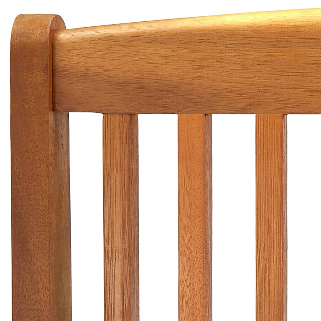 vidaXL Zložljivi zunanji stoli 4 kosi trden akacijev les