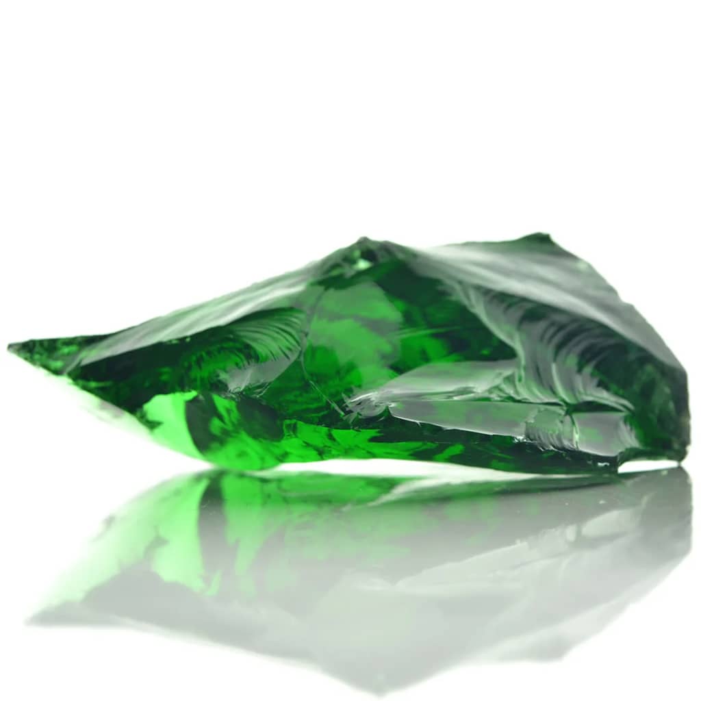 vidaXL Okrasni kamni za gabion steklo zelene barve 50-120 mm 25 kg