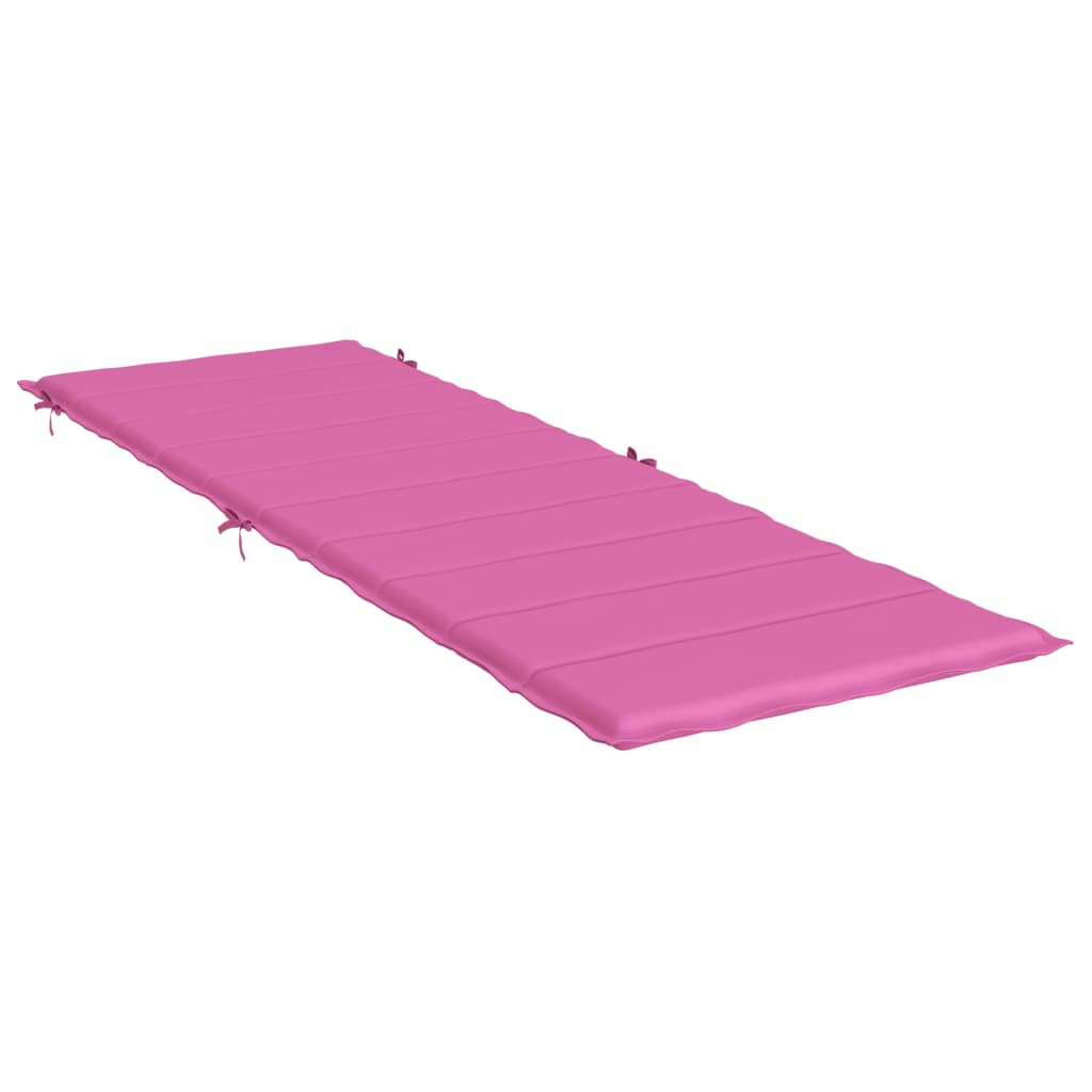 vidaXL Blazina za ležalnik roza oxford tkanina