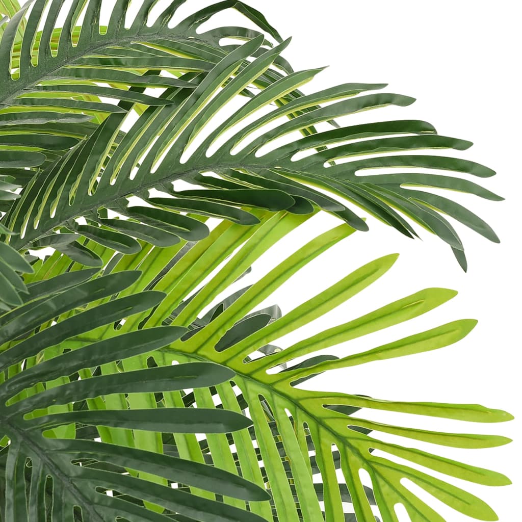 vidaXL Umetna palma cikas z loncem 90 cm zelena