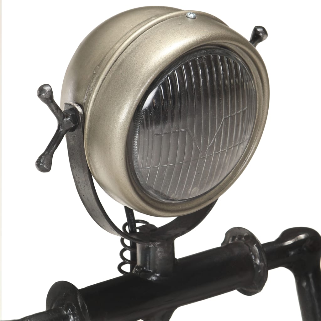 vidaXL Stoječa svetilka z motorističnim žarometom v obliki lutke