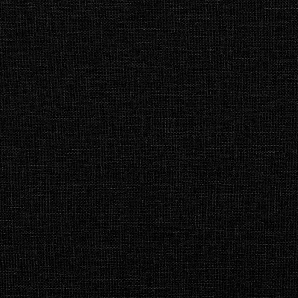 vidaXL Sedežna garnitura 2-delna z blazinami črno blago