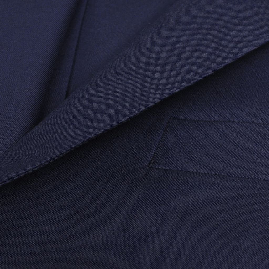 Tridelni set moške poslovne obleke 54 mornarsko modra