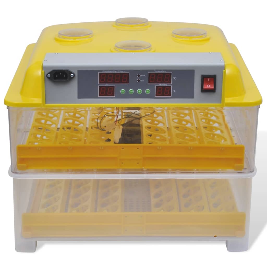 Avtomatski inkubator primeren za 96 kokošjih jajc