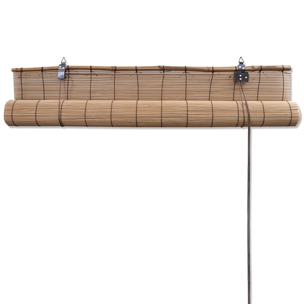 Rolo senčilo iz rjavega bambusa 140x160 cm