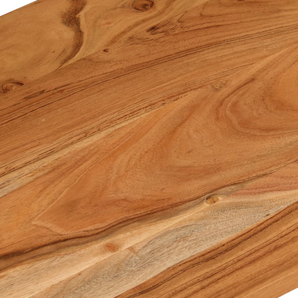 vidaXL Mizna plošča 80x50x2,5 cm pravokotna trden akacijev les