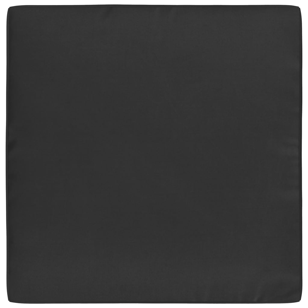 vidaXL Talna blazina za paleto 60x61,5x6 cm črno blago