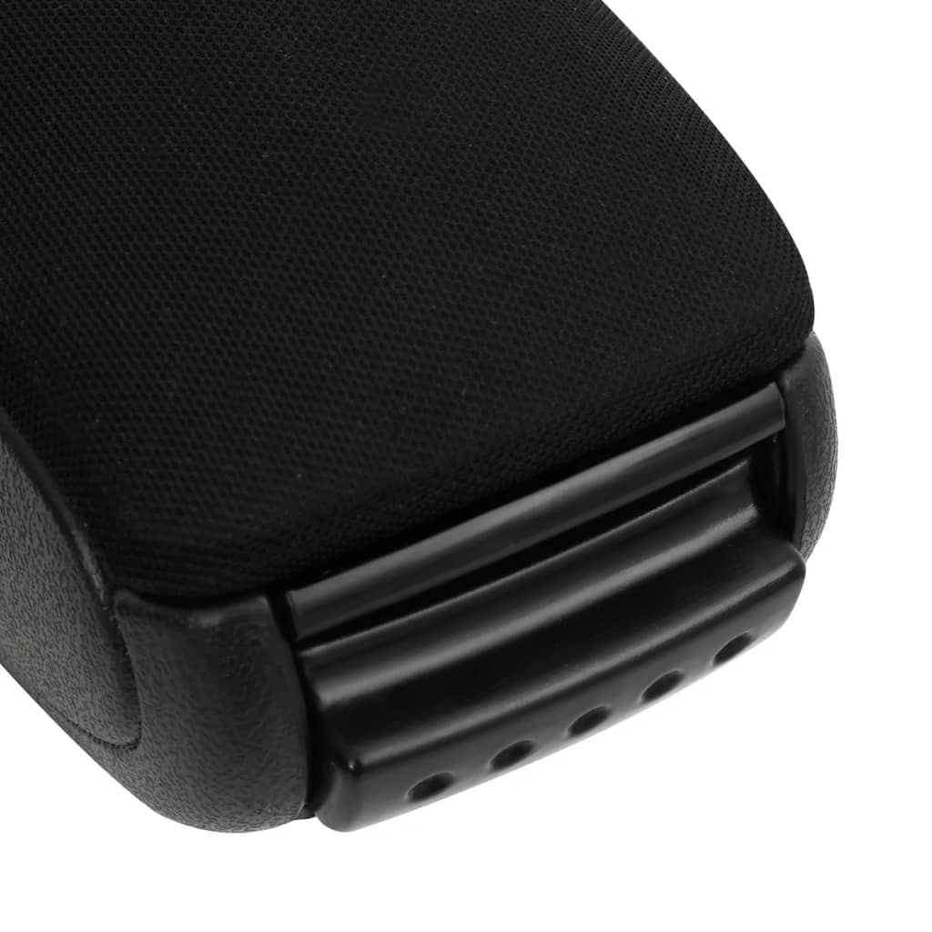 vidaXL Naslon za roke za avto črn 13x32x(32,5-49) cm ABS