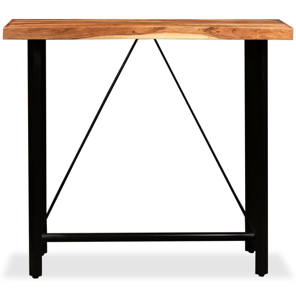 vidaXL Barska miza trden akacijev les 120x60x107 cm