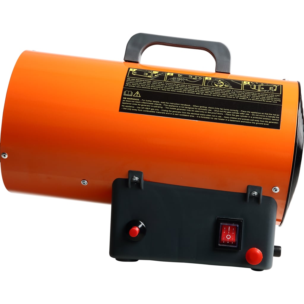 Qlima Plinski grelnik zraka GFA 1010 25 W oranžen