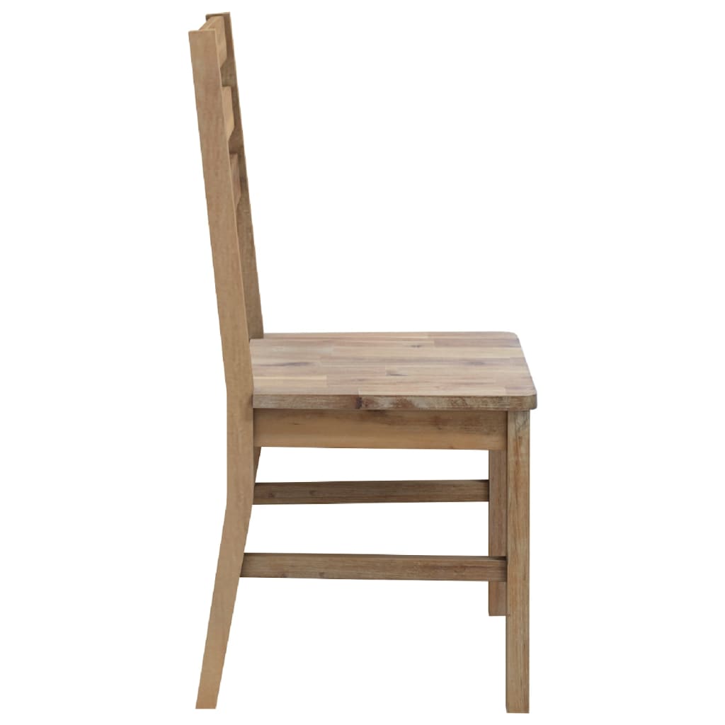 vidaXL Jedilni stoli 4 kosi trden akacijev les