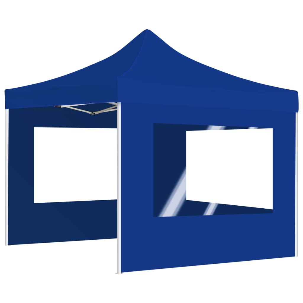 vidaXL Profesionalni šotor za zabave aluminij 3x3 m moder