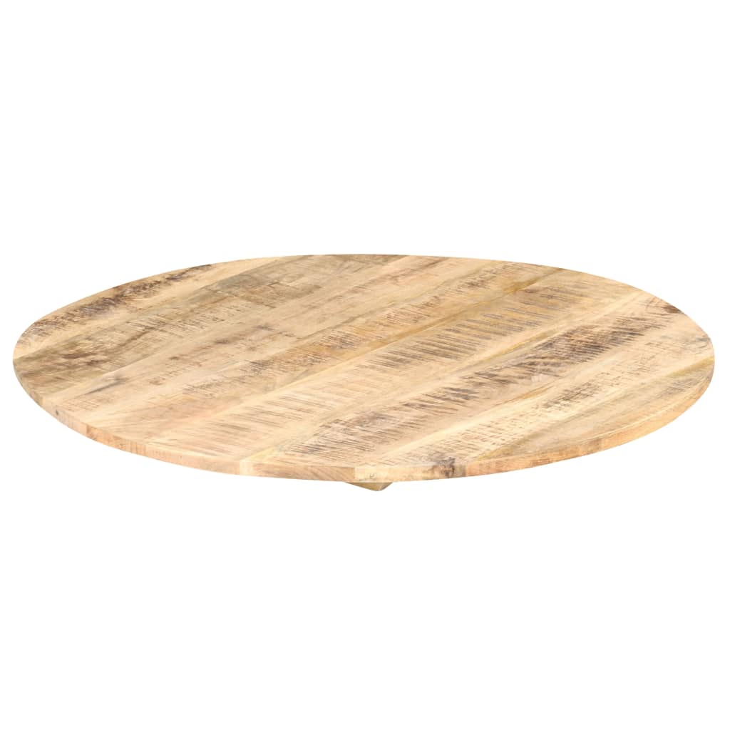 vidaXL Mizna plošča iz trdnega mangovega lesa okrogla 15-16 mm 70 cm