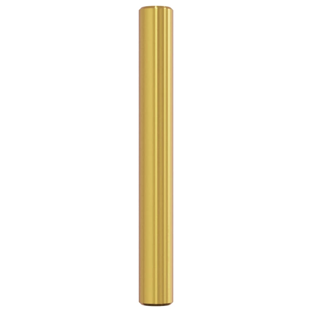 vidaXL Ročaji za omarico 10 kosov zlati 64 mm nerjaveče jeklo