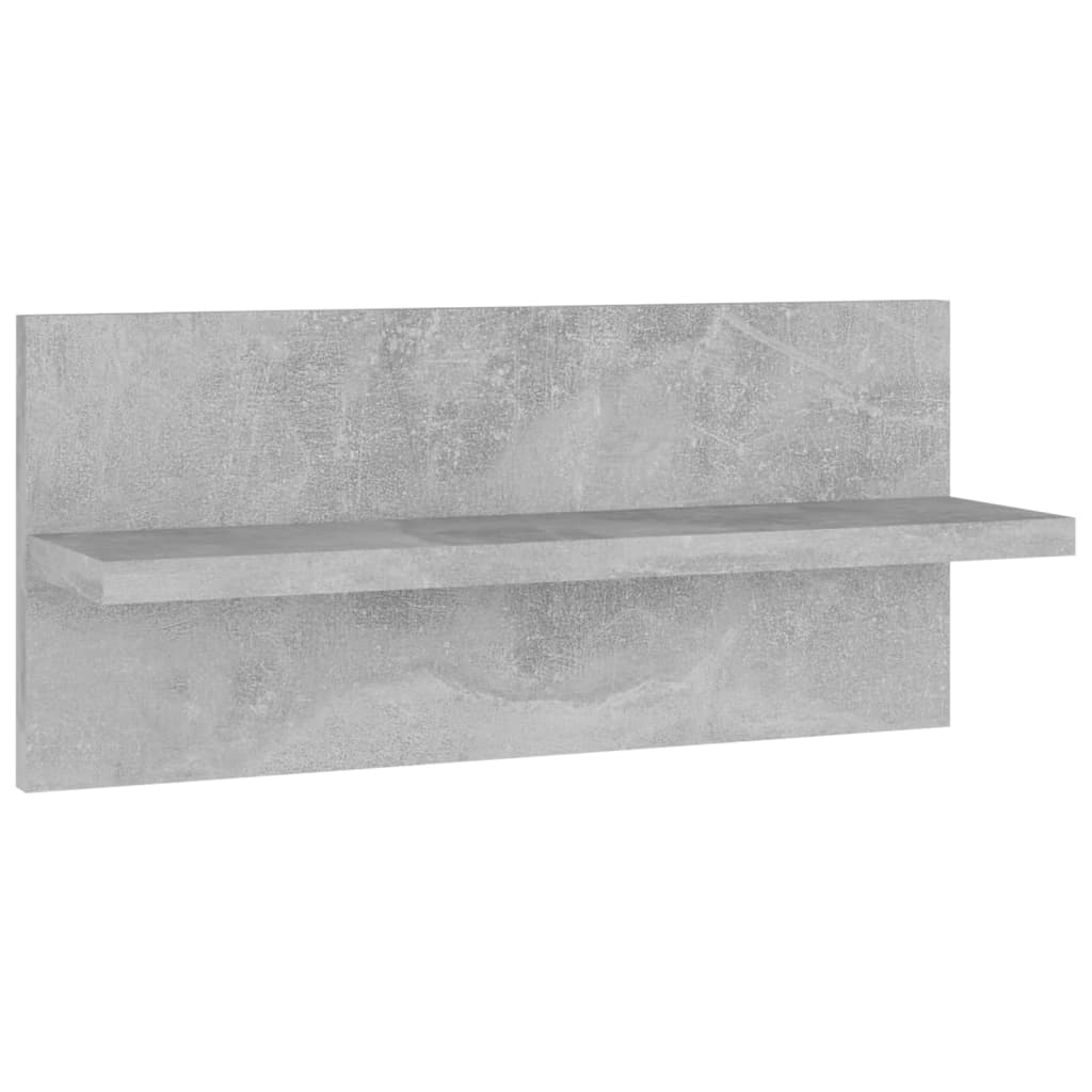 vidaXL Stenska polica 2 kosa betonsko siva 40x11,5x18 cm iverna plošča