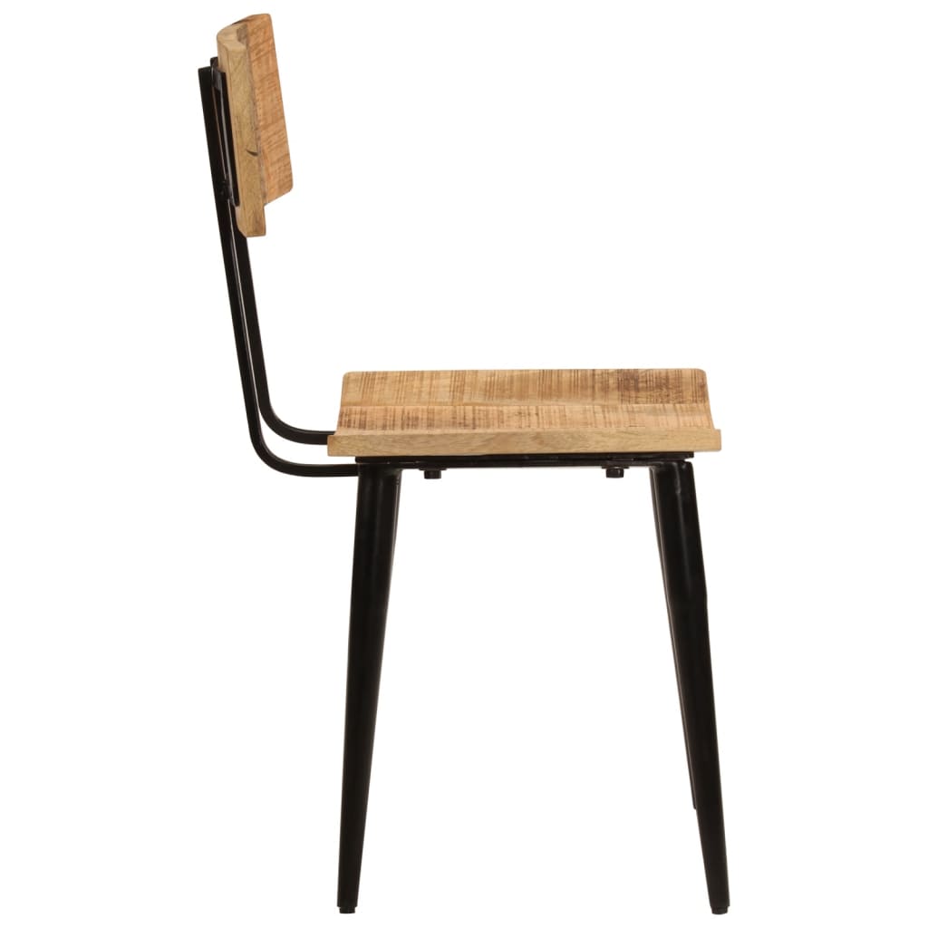 vidaXL Jedilni stol 2 kosa 44x40x80 cm trden mangov les