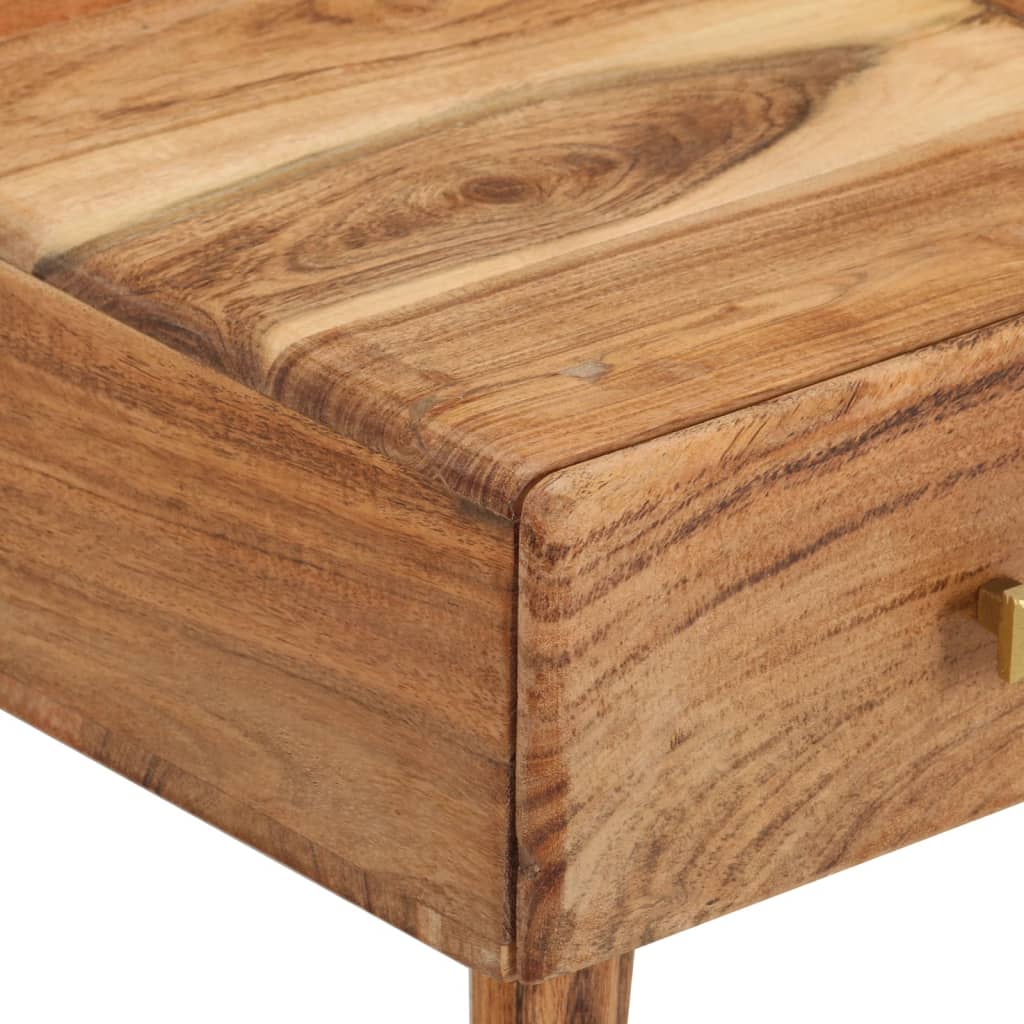 vidaXL Klubska mizica 70x60x42 cm trden akacijev les