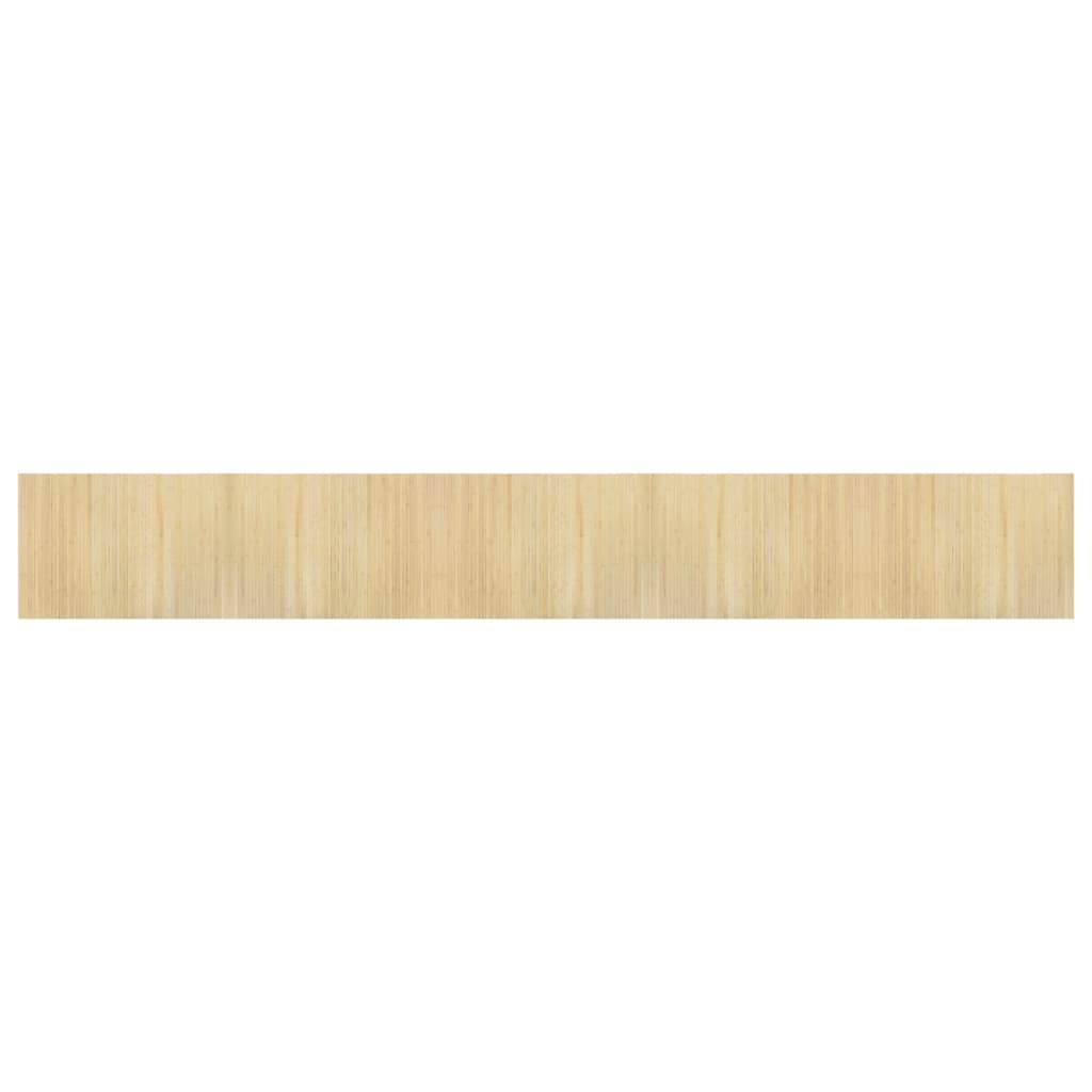 vidaXL Preproga pravokotna svetlo naravna 70x500 cm bambus