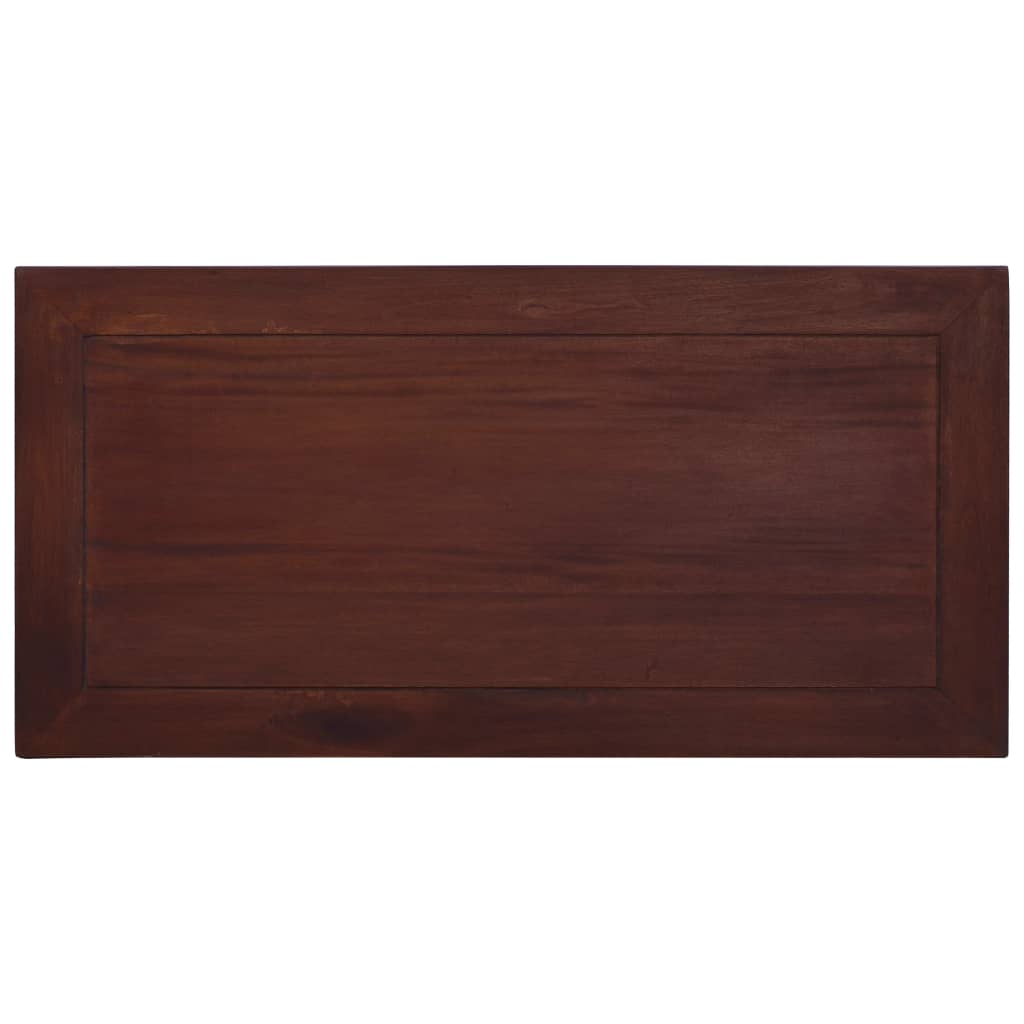 vidaXL Klubska mizica klasično rjava 100x50x30 cm trden mahagonij