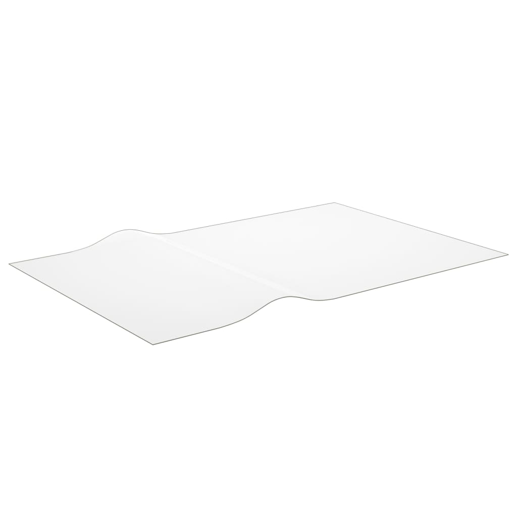 vidaXL Zaščita za mizo mat 100x60 cm 2 mm PVC