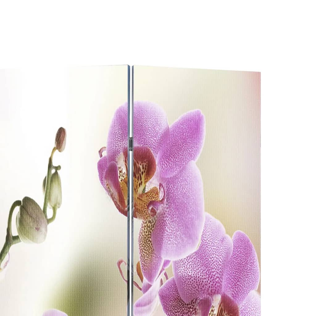 vidaXL Zložljiv paravan 217x170 cm cvetje