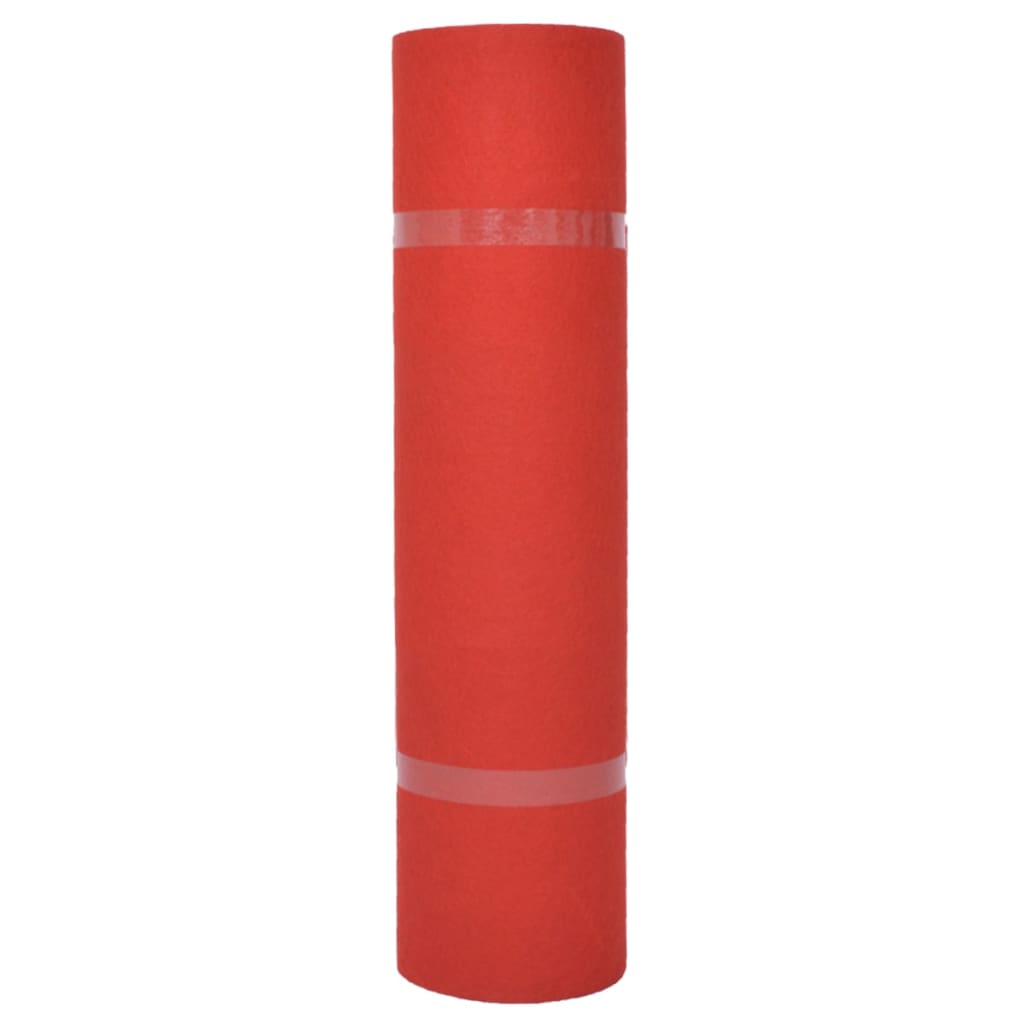 vidaXL Razstavna preproga enobarvna 1,2x12 m rdeča