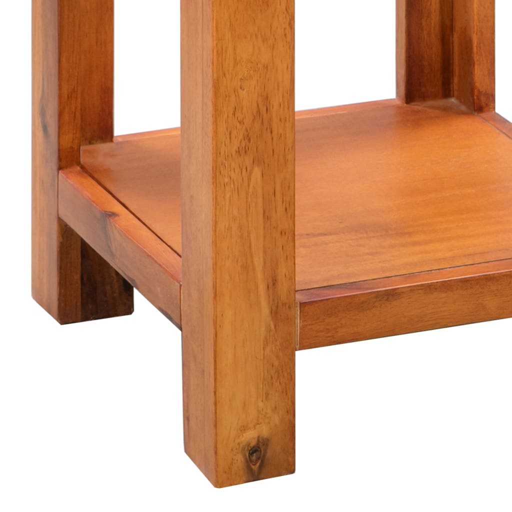 vidaXL Končna mizica iz trdnega akacijevega lesa 30x30x70 cm