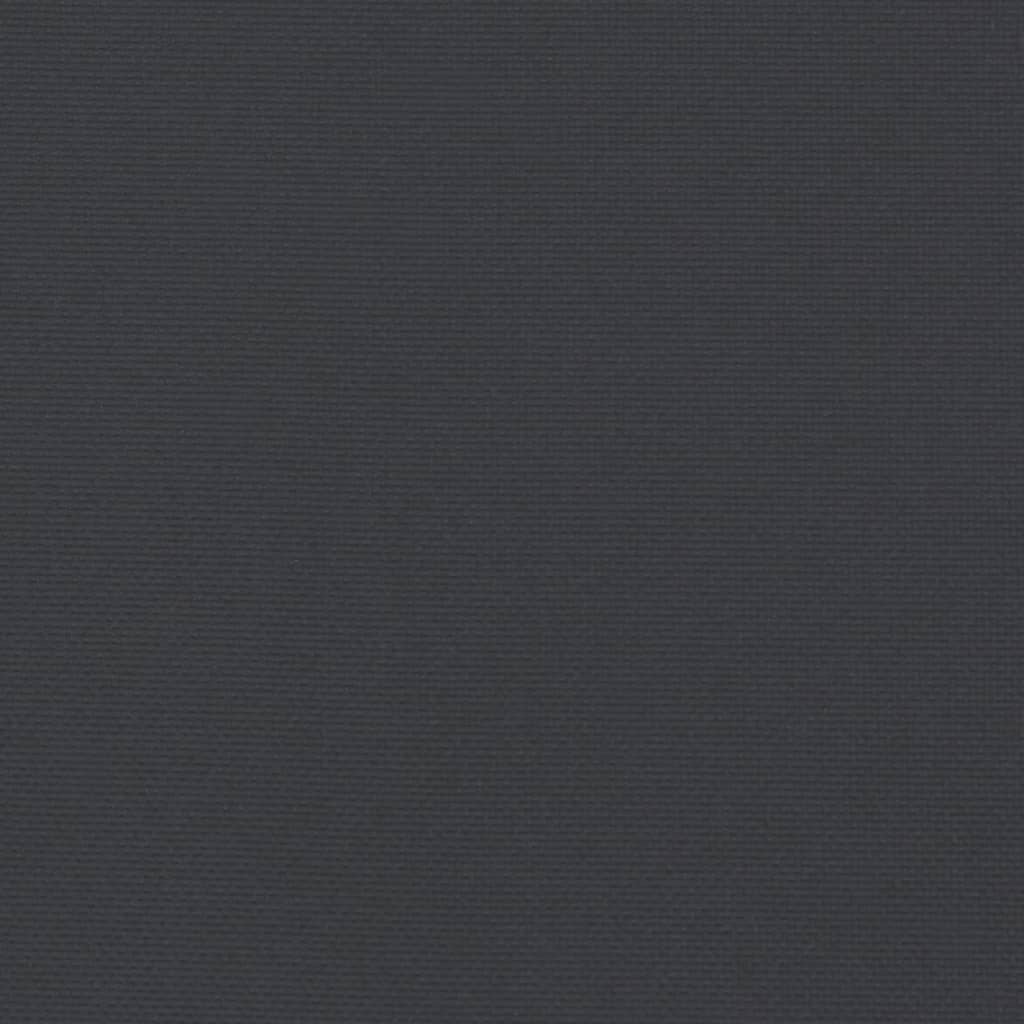 vidaXL Talna blazina za paleto 60x60x6 cm črno blago