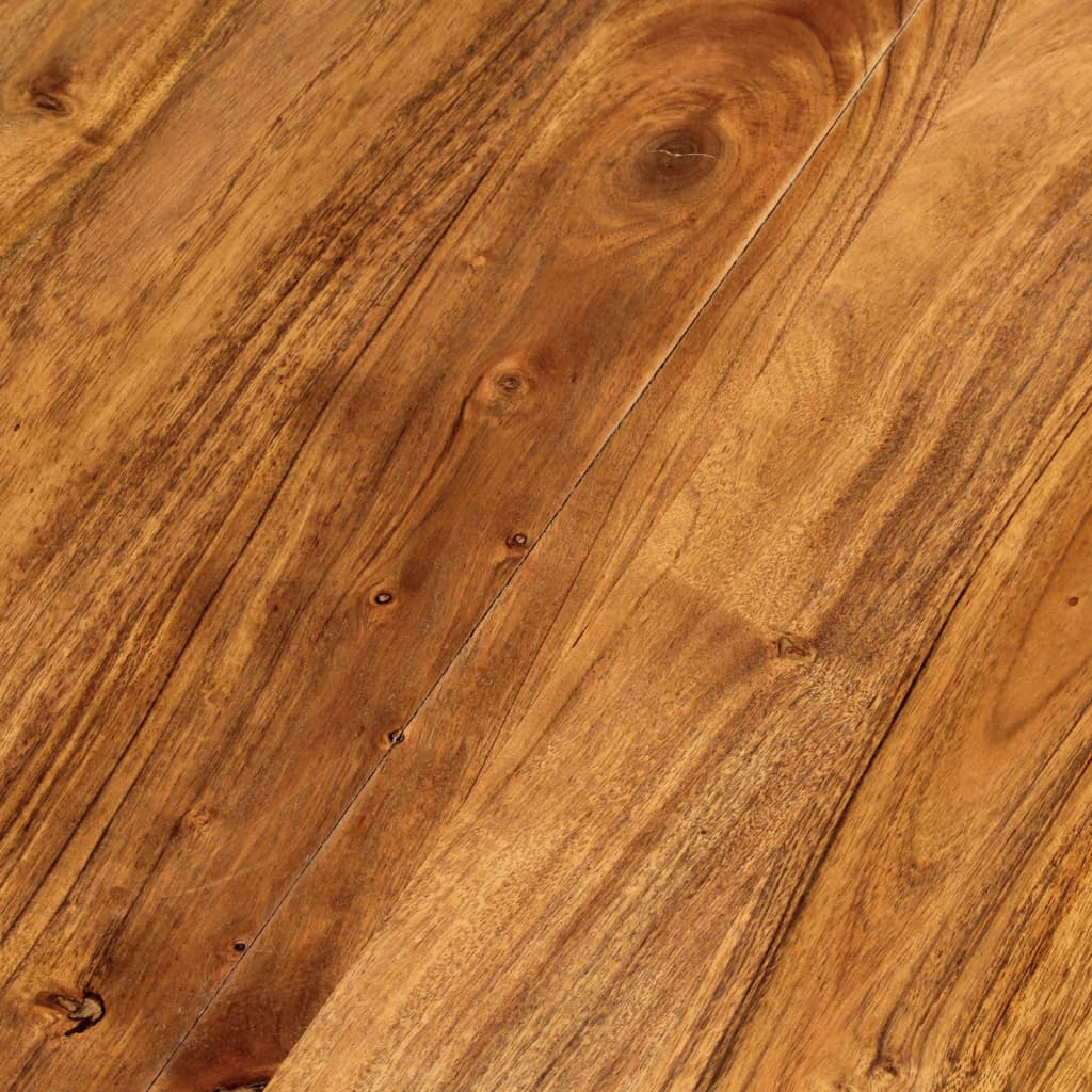 vidaXL Klubska mizica 65x65x32 cm trden akacijev les