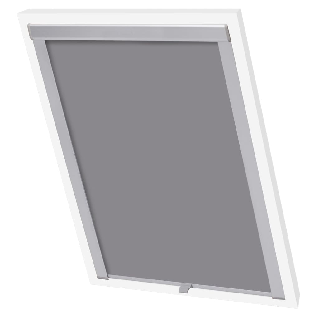 vidaXL Senčilo za zatemnitev okna sivo SK06