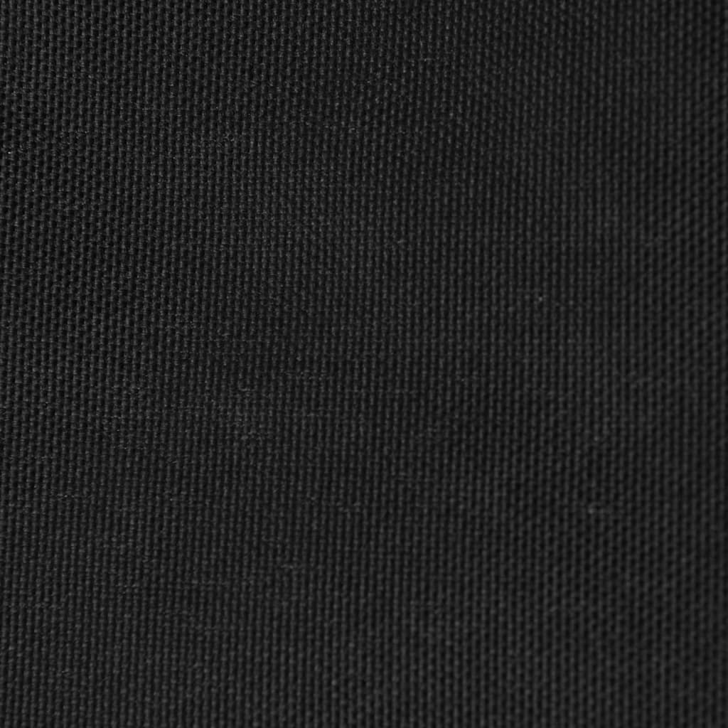 vidaXL Senčno jadro oksford blago kvadratno 4,5x4,5 m črno