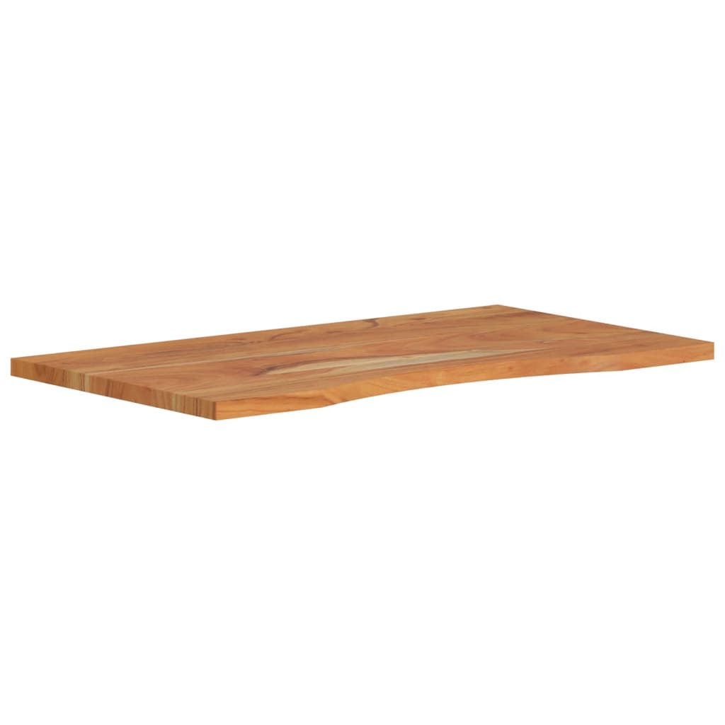 vidaXL Mizna plošča 80x50x2,5 cm pravokotna trden akacijev les