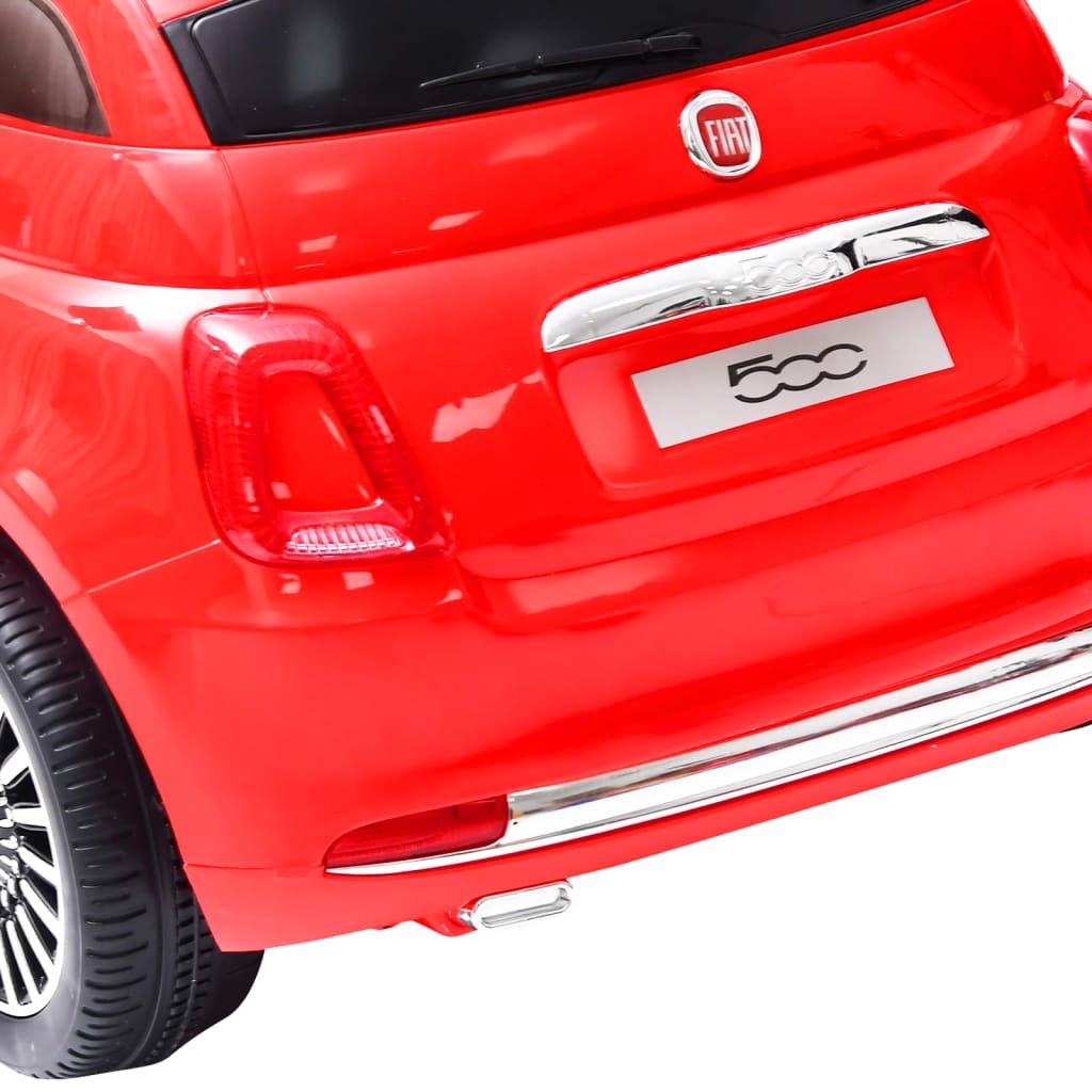 vidaXL Otroški električni avtomobil Fiat 500 rdeč