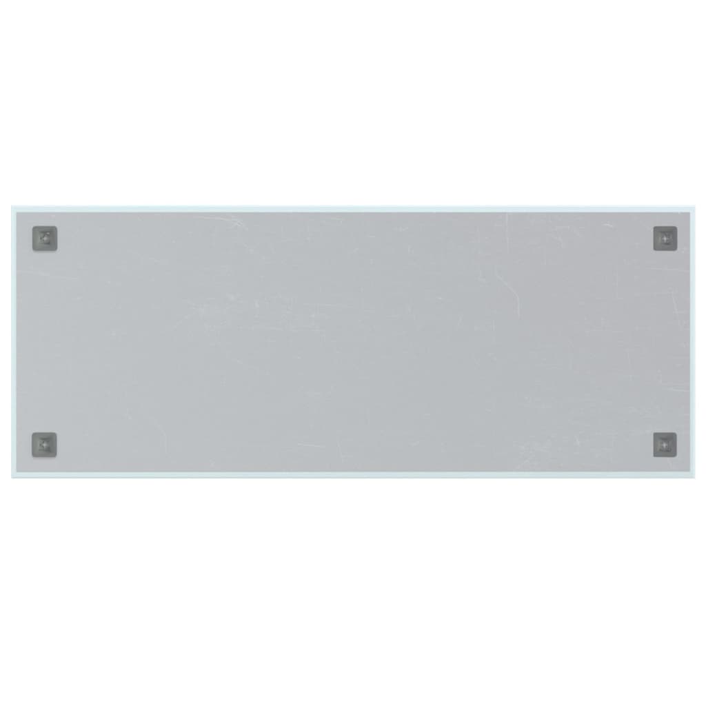 vidaXL Stenska magnetna tabla bela 100x40 cm kaljeno steklo