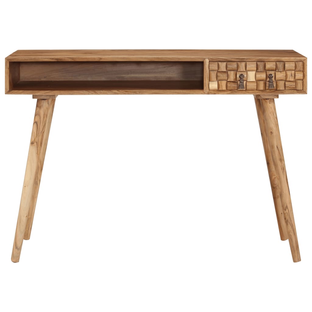 vidaXL Pisalna miza 115x50x76 cm trden akacijev les